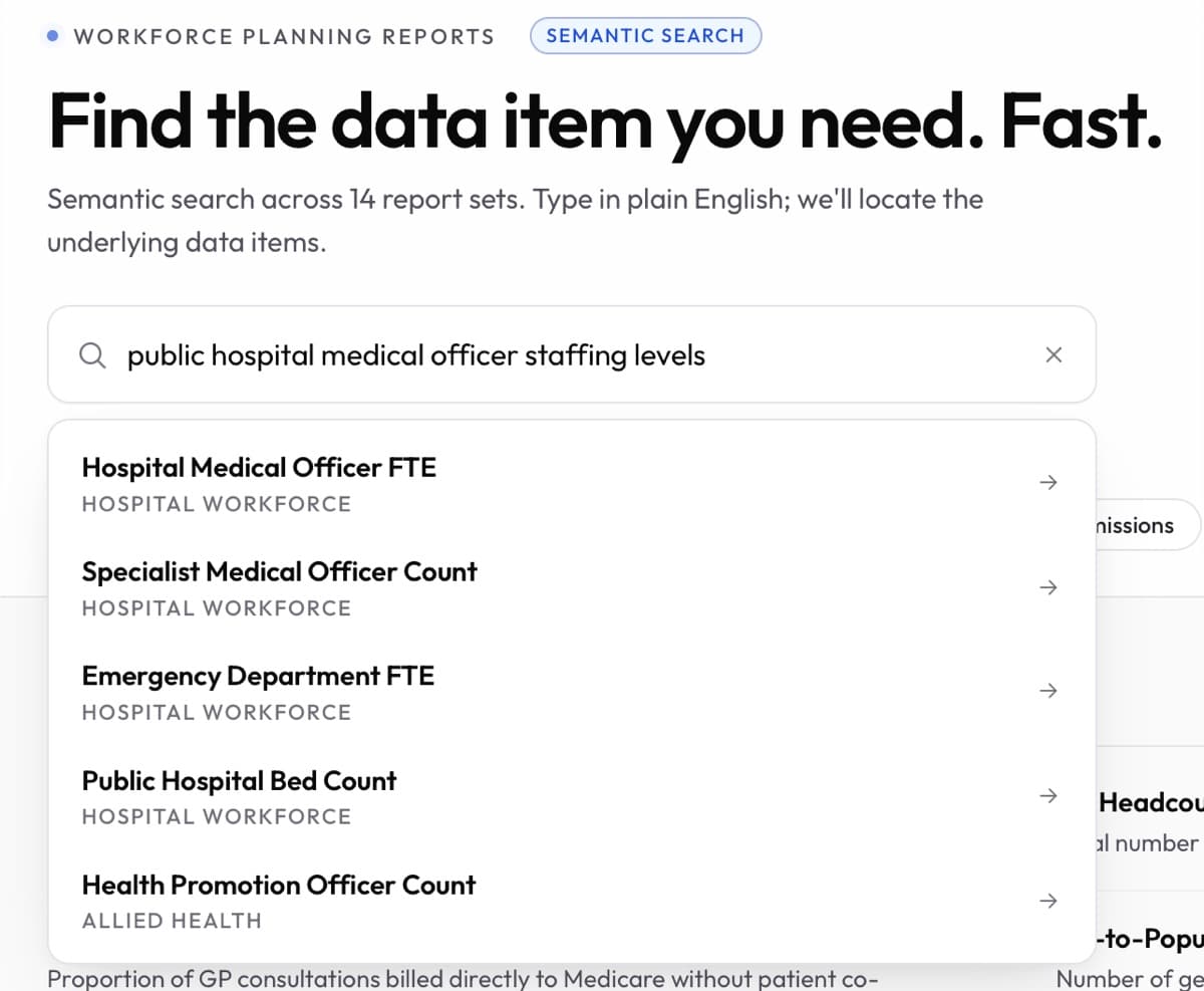 Semantic search finds the right item