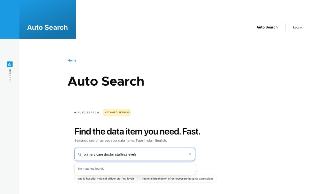 Keyword search returns nothing for a natural-language query, running inside Drupal